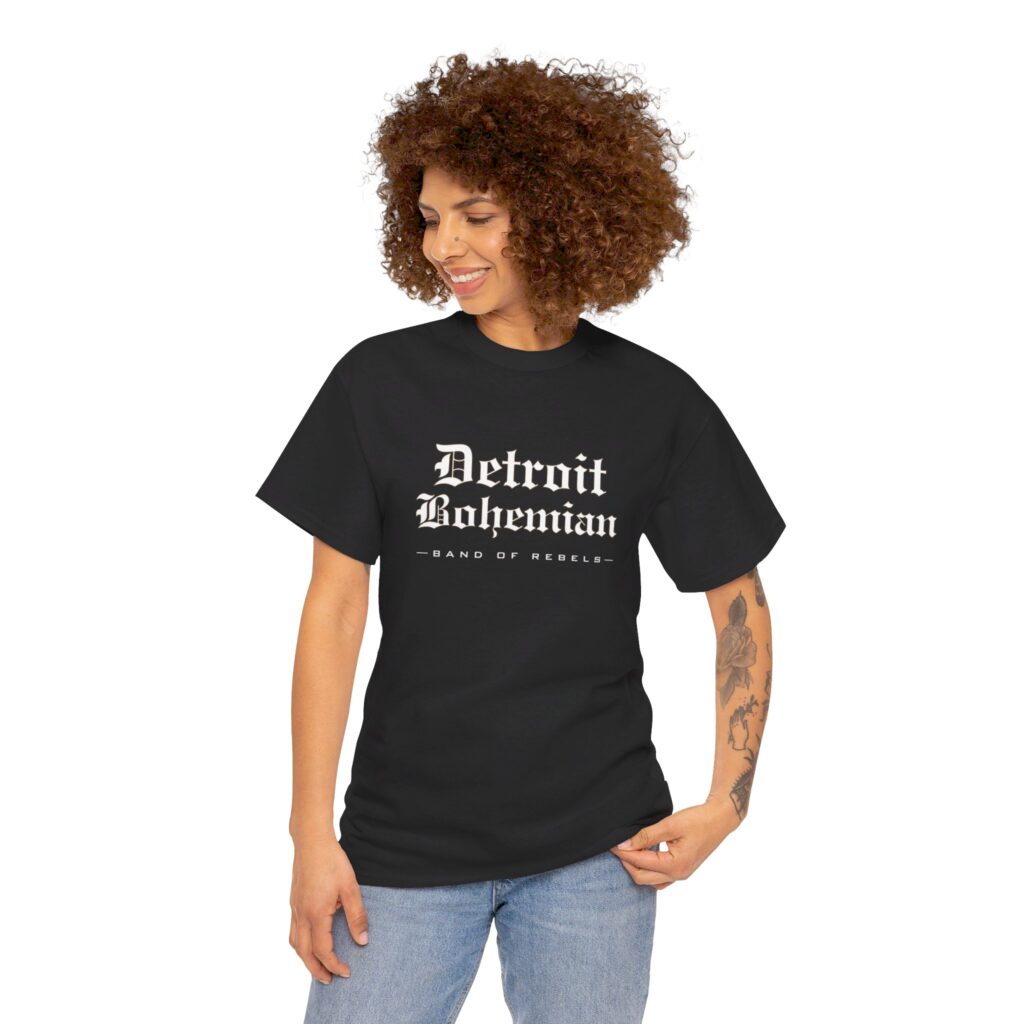 Unisex Heavy Cotton Tee (Det Boh Logo)