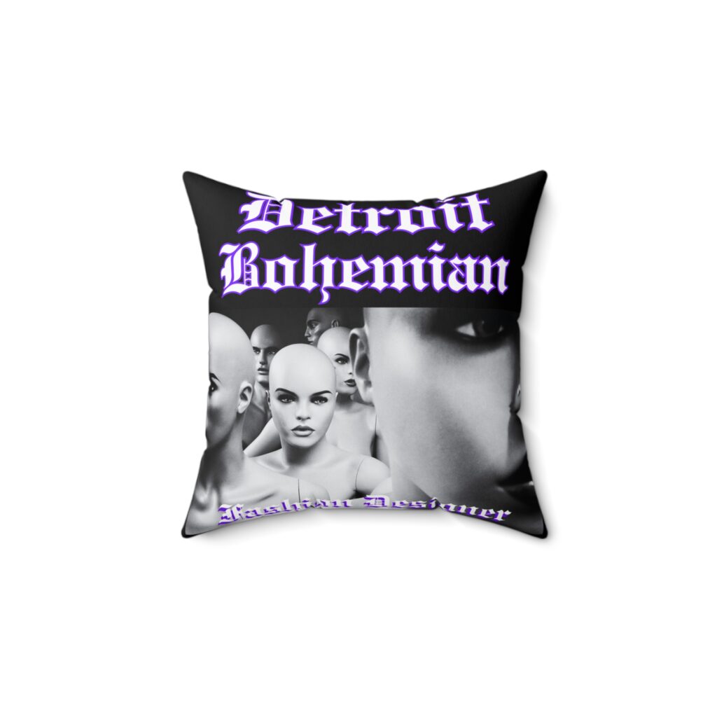 Spun Polyester Square Pillow
